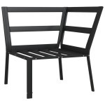 vidaXL Scaun de grădină cu perne nisipiu, 76x76x79 cm, oțel vidaXL Scaun de grădină cu perne nisipiu, 76x76x79 cm, oțel