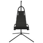 vidaXL Scaun balansoar grădină cu pernă gri închis, textil oxford/oțel vidaXL Scaun balansoar grădină cu pernă gri închis, textil oxford/oțel