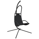 vidaXL Scaun balansoar grădină cu pernă gri închis, textil oxford/oțel vidaXL Scaun balansoar grădină cu pernă gri închis, textil oxford/oțel