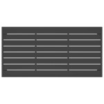 vidaXL Masă de cafea pentru grădină, antracit, 110x55x35 cm, oțel