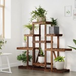 vidaXL Suport pentru flori, 110x25x96 cm, lemn masiv de brad vidaXL Suport pentru flori, 110x25x96 cm, lemn masiv de brad