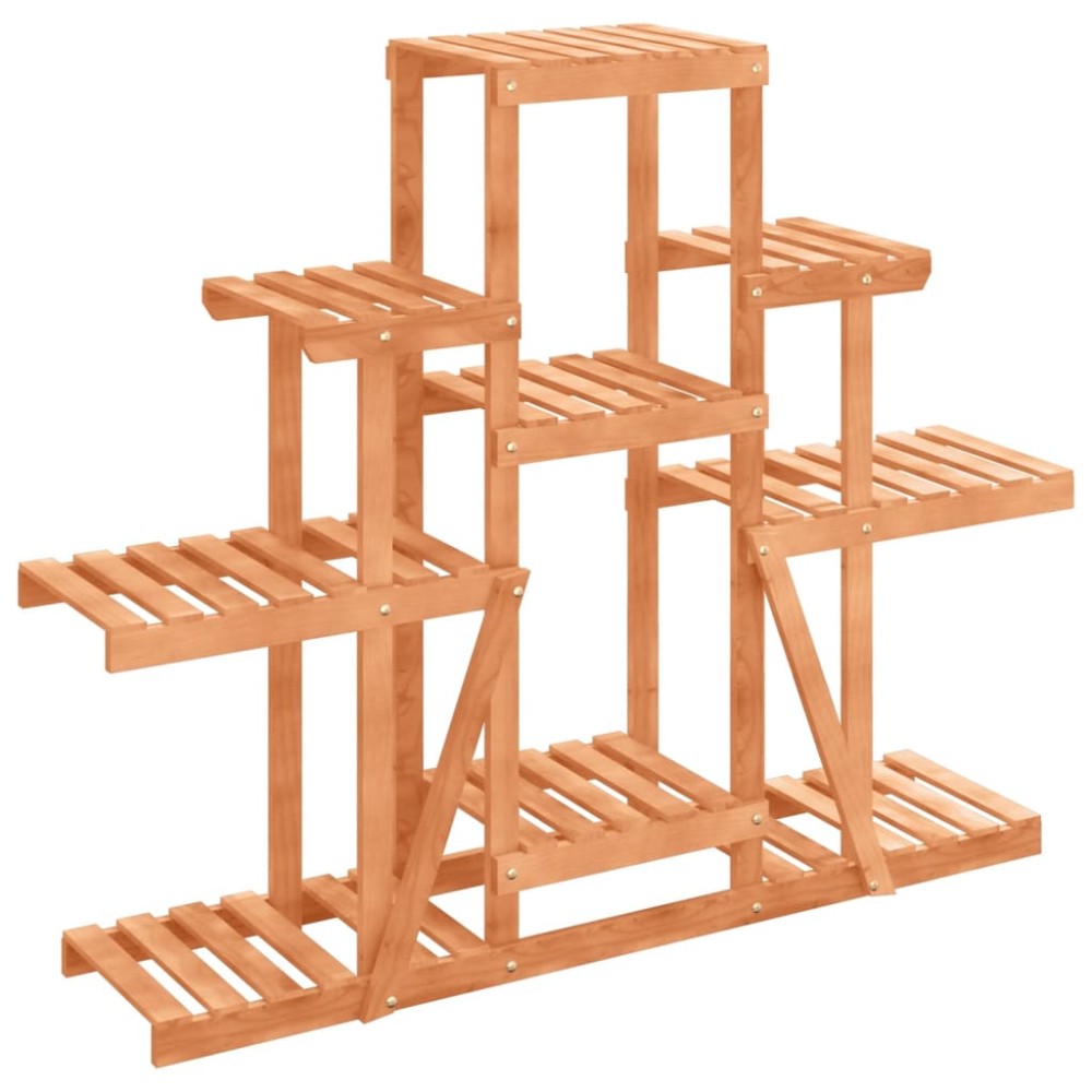 vidaXL Suport pentru flori, 110x25x96 cm, lemn masiv de brad