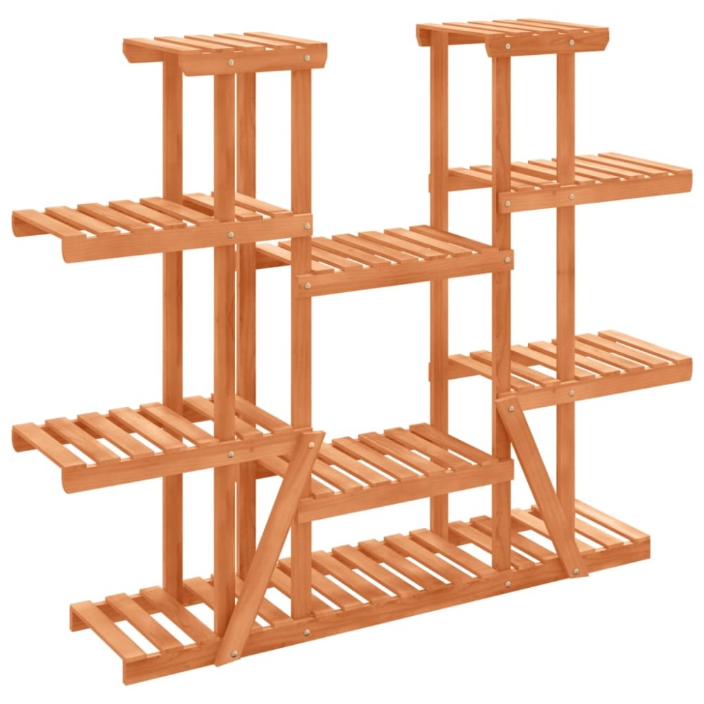 vidaXL Suport pentru flori, 110 x 25 x 110,5 cm, lemn masiv de brad