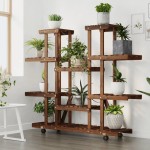 vidaXL Suport pentru flori cu roți, 110x25x115 cm, lemn masiv de brad vidaXL Suport pentru flori cu roți, 110x25x115 cm, lemn masiv de brad