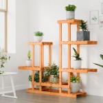 vidaXL Suport pentru flori, 95 x 25 x 96 cm, lemn masiv de brad vidaXL Suport pentru flori, 95 x 25 x 96 cm, lemn masiv de brad