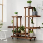 vidaXL Suport pentru flori cu roți, 95x25x101 cm, lemn masiv de brad vidaXL Suport pentru flori cu roți, 95x25x101 cm, lemn masiv de brad