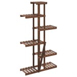 vidaXL Suport pentru flori, 75x25x140,5 cm, lemn masiv de brad vidaXL Suport pentru flori, 75x25x140,5 cm, lemn masiv de brad