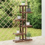 vidaXL Suport pentru flori, 75x25x140,5 cm, lemn masiv de brad vidaXL Suport pentru flori, 75x25x140,5 cm, lemn masiv de brad