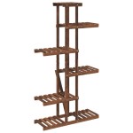 vidaXL Suport pentru flori, 75x25x140,5 cm, lemn masiv de brad vidaXL Suport pentru flori, 75x25x140,5 cm, lemn masiv de brad