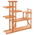 vidaXL Suport pentru flori, 110x25x111 cm, lemn masiv de brad vidaXL Suport pentru flori, 110x25x111 cm, lemn masiv de brad