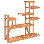 vidaXL Suport pentru flori, 110x25x111 cm, lemn masiv de brad vidaXL Suport pentru flori, 110x25x111 cm, lemn masiv de brad