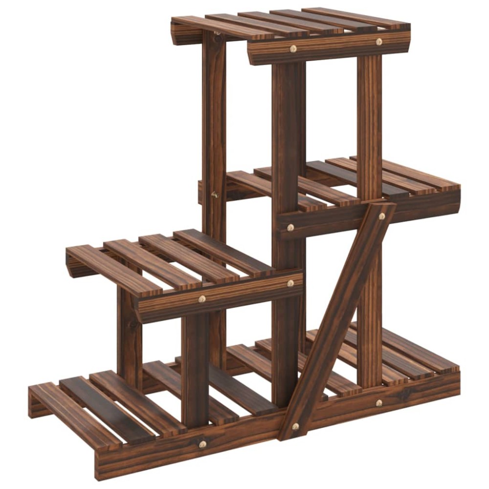 vidaXL Suport pentru flori, 58x25x51 cm, lemn masiv de brad
