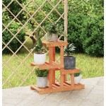 vidaXL Suport pentru flori, 58x25x51 cm, lemn masiv de brad vidaXL Suport pentru flori, 58x25x51 cm, lemn masiv de brad