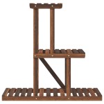 vidaXL Suport pentru flori, 81x25x75,5 cm, lemn masiv de brad vidaXL Suport pentru flori, 81x25x75,5 cm, lemn masiv de brad