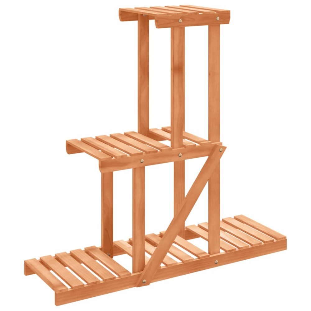 vidaXL Suport pentru flori, 81x25x75,5 cm, lemn masiv de brad