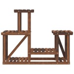 vidaXL Suport pentru flori, 90x25x73,5 cm, lemn masiv de brad vidaXL Suport pentru flori, 90x25x73,5 cm, lemn masiv de brad