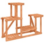 vidaXL Suport pentru flori, 90x25x73,5 cm, lemn masiv de brad
