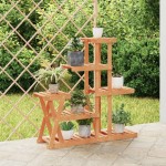 vidaXL Suport pentru flori, 95 x 25 x 96 cm, lemn masiv de brad vidaXL Suport pentru flori, 95 x 25 x 96 cm, lemn masiv de brad