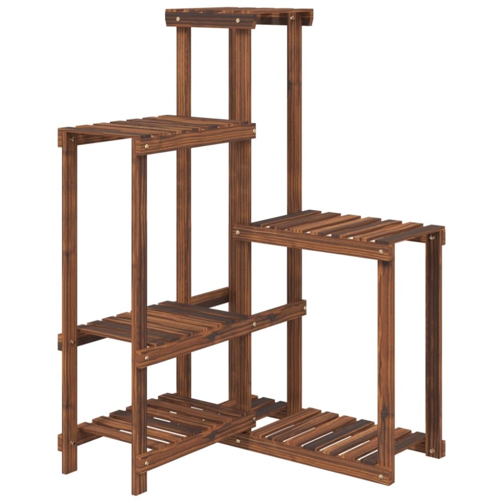 vidaXL Suport pentru flori, 62,5x61,5x101,5 cm, lemn masiv de brad