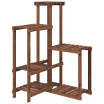 vidaXL Suport pentru flori, 62,5x61,5x101,5 cm, lemn masiv de brad vidaXL Suport pentru flori, 62,5x61,5x101,5 cm, lemn masiv de brad