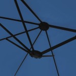 vidaXL Umbrelă de grădină cu două capete, albastru azuriu, 449x265 cm