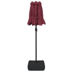 vidaXL Umbrelă de soare grădină cu două capete, roșu bordo, 316x145 cm vidaXL Umbrelă de soare grădină cu două capete, roșu bordo, 316x145 cm