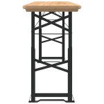 vidaXL Masă pliabilă pentru bere 170x50x75/105 cm, lemn masiv de brad vidaXL Masă pliabilă pentru bere 170x50x75/105 cm, lemn masiv de brad