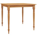 vidaXL Masa Batavia, 85x85x75 cm, lemn masiv de tec vidaXL Masa Batavia, 85x85x75 cm, lemn masiv de tec