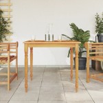 vidaXL Masa Batavia, 85x85x75 cm, lemn masiv de tec vidaXL Masa Batavia, 85x85x75 cm, lemn masiv de tec