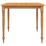 vidaXL Masa Batavia, 85x85x75 cm, lemn masiv de tec vidaXL Masa Batavia, 85x85x75 cm, lemn masiv de tec