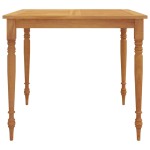 vidaXL Masa Batavia, 85x85x75 cm, lemn masiv de tec vidaXL Masa Batavia, 85x85x75 cm, lemn masiv de tec