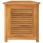 vidaXL Ladă depozitare grădină cu geantă, 150x50x55 cm, lemn masiv tec vidaXL Ladă depozitare grădină cu geantă, 150x50x55 cm, lemn masiv tec
