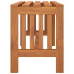 vidaXL Bancă de grădină, 80 cm, lemn masiv de eucalipt vidaXL Bancă de grădină, 80 cm, lemn masiv de eucalipt