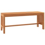 vidaXL Bancă de grădină, 110 cm, lemn masiv de eucalipt vidaXL Bancă de grădină, 110 cm, lemn masiv de eucalipt