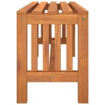 vidaXL Bancă de grădină, 110 cm, lemn masiv de eucalipt vidaXL Bancă de grădină, 110 cm, lemn masiv de eucalipt