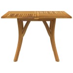 vidaXL Masă de grădină, 110x110x75 cm, lemn masiv de acacia vidaXL Masă de grădină, 110x110x75 cm, lemn masiv de acacia
