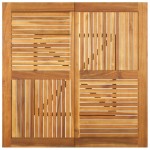 vidaXL Masă de grădină, 110x110x75 cm, lemn masiv de acacia vidaXL Masă de grădină, 110x110x75 cm, lemn masiv de acacia