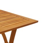 vidaXL Masă de grădină, 110x110x75 cm, lemn masiv de acacia vidaXL Masă de grădină, 110x110x75 cm, lemn masiv de acacia