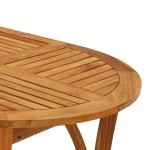 vidaXL Masă de grădină, 150x90x75 cm, lemn masiv de acacia