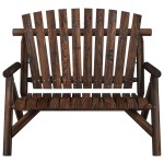 vidaXL Bancă de grădină cu 2 locuri, 119x85x98 cm, lemn masiv molid vidaXL Bancă de grădină cu 2 locuri, 119x85x98 cm, lemn masiv molid