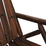 vidaXL Bancă balansoar cu 2 locuri, 123x96x102 cm, lemn masiv molid vidaXL Bancă balansoar cu 2 locuri, 123x96x102 cm, lemn masiv molid
