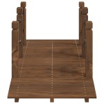 vidaXL Pod de grădină balustrade cu lanț 150x67x56 cm lemn masiv molid vidaXL Pod de grădină balustrade cu lanț 150x67x56 cm lemn masiv molid