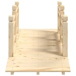 vidaXL Pod de grădină cu balustrade, 150x67x56 cm, lemn masiv de molid vidaXL Pod de grădină cu balustrade, 150x67x56 cm, lemn masiv de molid