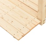 vidaXL Pod de grădină cu balustrade, 150x67x56 cm, lemn masiv de molid vidaXL Pod de grădină cu balustrade, 150x67x56 cm, lemn masiv de molid