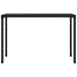 vidaXL Set mobilier de grădină cu perne, 6 piese, negru, poliratan vidaXL Set mobilier de grădină cu perne, 6 piese, negru, poliratan