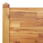 vidaXL Pat înălțat de grădină 160x60x44 cm, lemn masiv de acacia