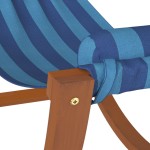 vidaXL Hamac balansoar pentru copii, albastru, țesătură, dungi vidaXL Hamac balansoar pentru copii, albastru, țesătură, dungi