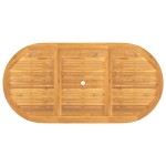 vidaXL Masă extensibilă de grădină 110-160x80x75 cm lemn masiv de tec