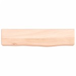 vidaXL Poliță de perete, 40x10x6 cm, lemn masiv de stejar netratat