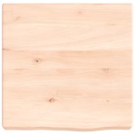 vidaXL Poliță de perete, 40x30x(2-6) cm, lemn masiv de stejar netratat